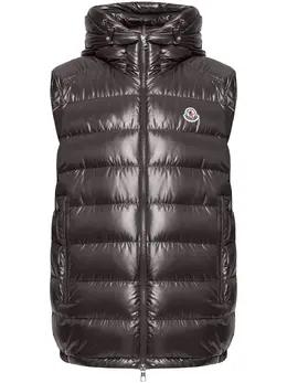 Moncler: Коричневый жилет 