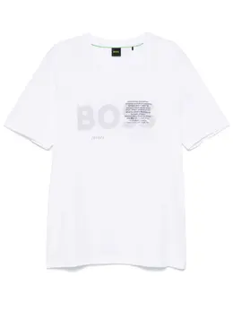 BOSS: Белая футболка 
