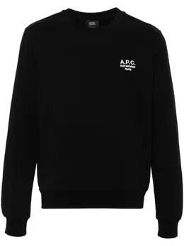 A.P.C.: Чёрный свитшот  Rue Madame