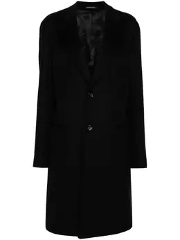 Emporio Armani: Чёрное пальто 