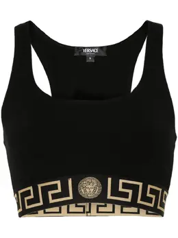 Versace: Топ  Greca кроп-топ