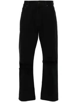 Balenciaga: Рваные джинсы 