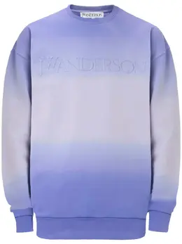 JW Anderson: Фиолетовый свитшот 
