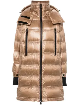 Moncler Grenoble: Коричневая куртка 