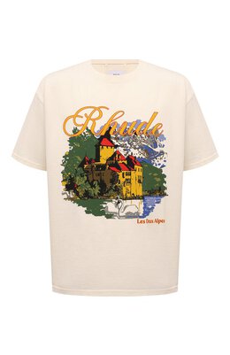 Rhude: Хлопковая футболка 