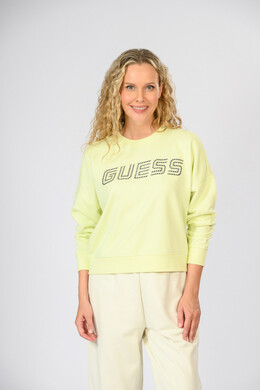 Guess: Жёлтый свитер 
