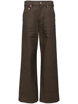 Rick Owens: Коричневые джинсы  Geth
