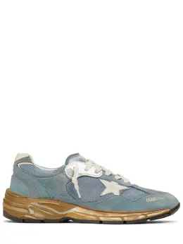 GOLDEN GOOSE: Голубые кроссовки  Running