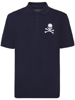 Philipp Plein: Хлопковое поло  Skull