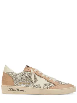 GOLDEN GOOSE: Бежевые кроссовки  Ball Star