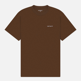 Carhartt WIP: Футболка  Script с вышивкой