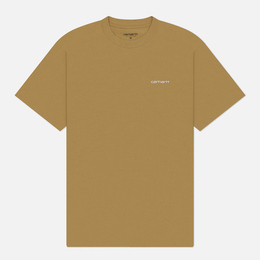 Carhartt WIP: Футболка  Script с вышивкой