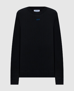 Off-White: Чёрный свитшот 