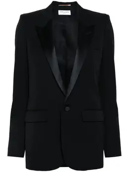 Saint Laurent: Однобортная куртка 