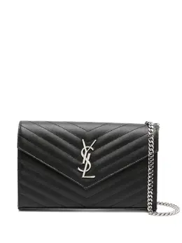 Saint Laurent: Чёрный клатч 