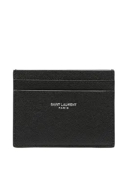 Saint Laurent: Чёрный картхолдер 