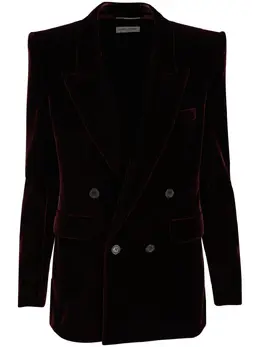 Saint Laurent: Бархатный жакет 