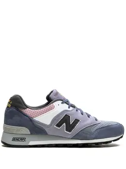 New Balance: Голубые кроссовки  577