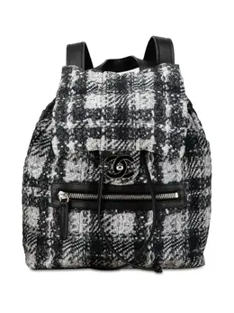 CHANEL Pre-Owned: Чёрный рюкзак 
