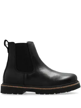 Birkenstock: Чёрные мокасины 