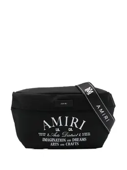 AMIRI: Чёрная поясная сумка 