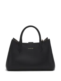Lanvin: Чёрная сумка-шоппер 