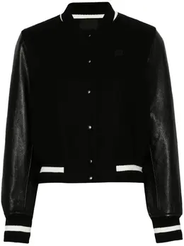 Givenchy: Чёрная куртка  4G