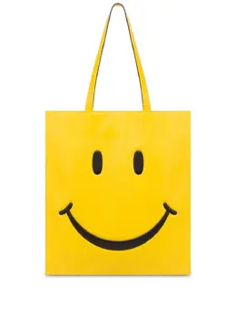 Moschino: Жёлтая сумка  Smiley