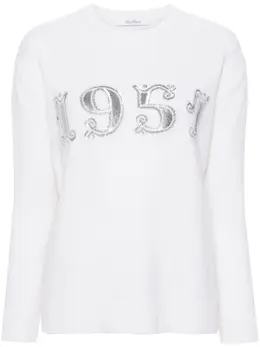 Max Mara: Белый свитер 