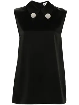 Jil Sander: Чёрная блуза 