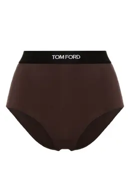 TOM FORD: Коричневые трусы  Logo