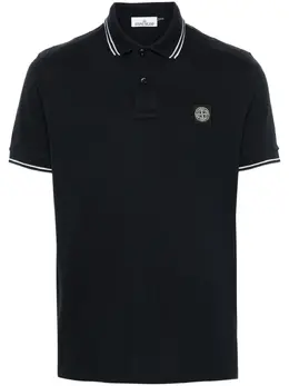Stone Island: Синее поло  Compass