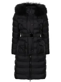 Moncler: Пальто с капюшоном 