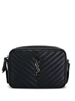 Saint Laurent: Чёрная сумка через плечо  Lou