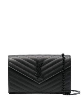 Saint Laurent: Чёрный кошелёк  Classic