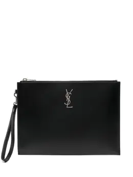 Saint Laurent: Чёрный клатч 
