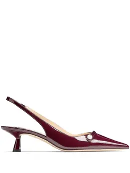 Jimmy Choo: Бордовые туфли 