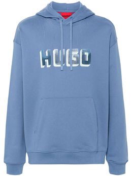 HUGO: Голубая толстовка 