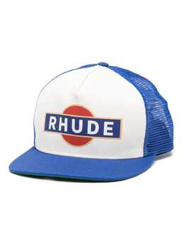 RHUDE: Кепка с принтом 