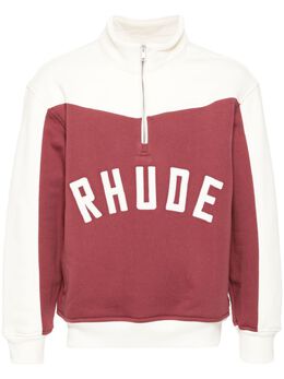RHUDE: Красный свитшот 
