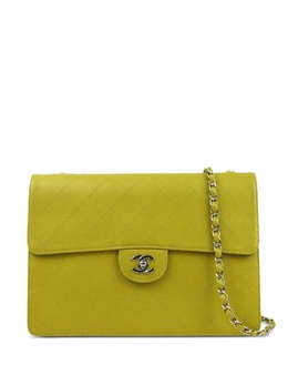 CHANEL Pre-Owned: Зелёная сумка 