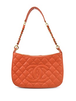 CHANEL Pre-Owned: Оранжевая сумка 