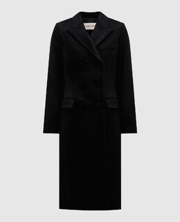 Valentino: Чорні пальто 
