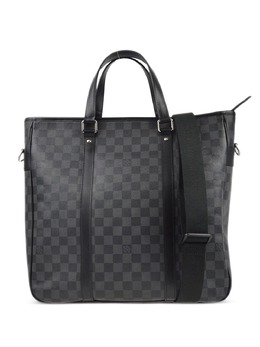 Louis Vuitton Pre-Owned: Чёрная сумка-шоппер 
