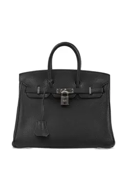 Hermès Pre-Owned: Чёрная сумка-шоппер 