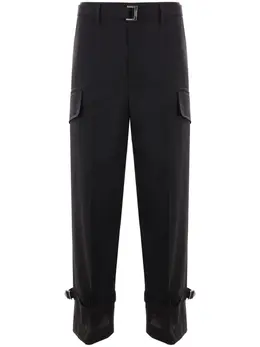 sacai: Чёрные брюки 