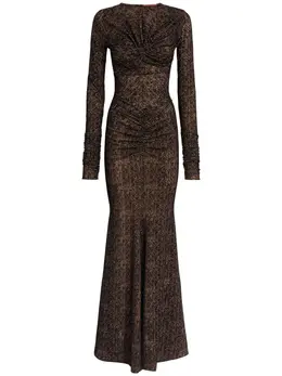 Missoni: Коричневое платье 