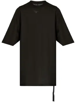 Rick Owens DRKSHDW: Чёрная футболка  Jumbo