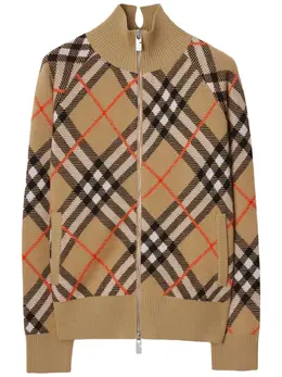 Burberry: Бежевый кардиган 