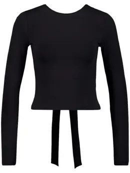 Balenciaga: Топ с длинным рукавом 